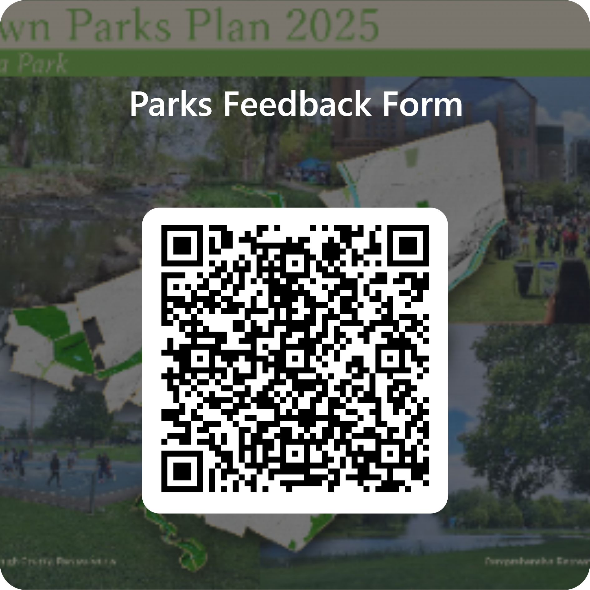 QR code for comments form